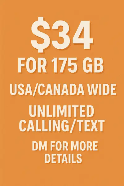 Save Big with 175GB for Just $34, View more