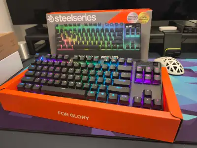 Steelseries Apex Pro TKL Wireless Magnetic Keyboard, View more