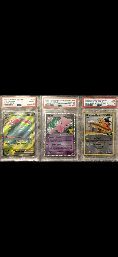 graded Pokémon cards Psa, View more