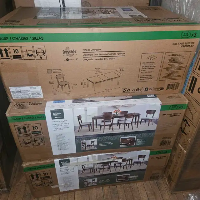 New 7 Pc Dining Set 62854394474498121