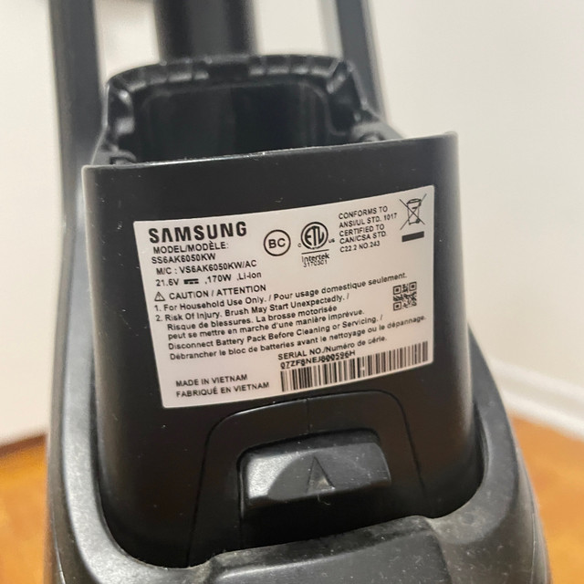 samsung cordless sweeper vacum rechargeable in Vacuums in City of Toronto - Image 4