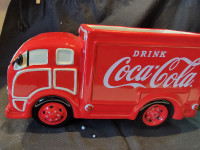 West-Land Coca-Cola Truck Cookie Jar **NIB**