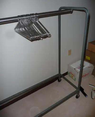 Portable (Moveable) Clothing Hanger Rack, View more