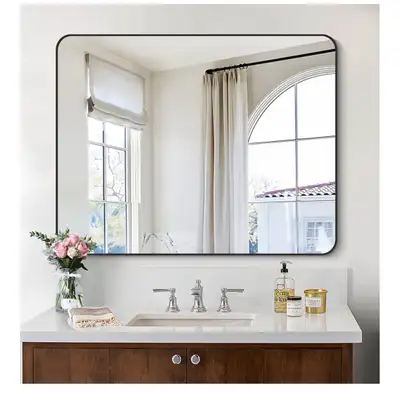 Black Framed Mirror, View more