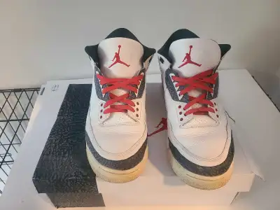 jordan retro 3 denim special edition white, View more