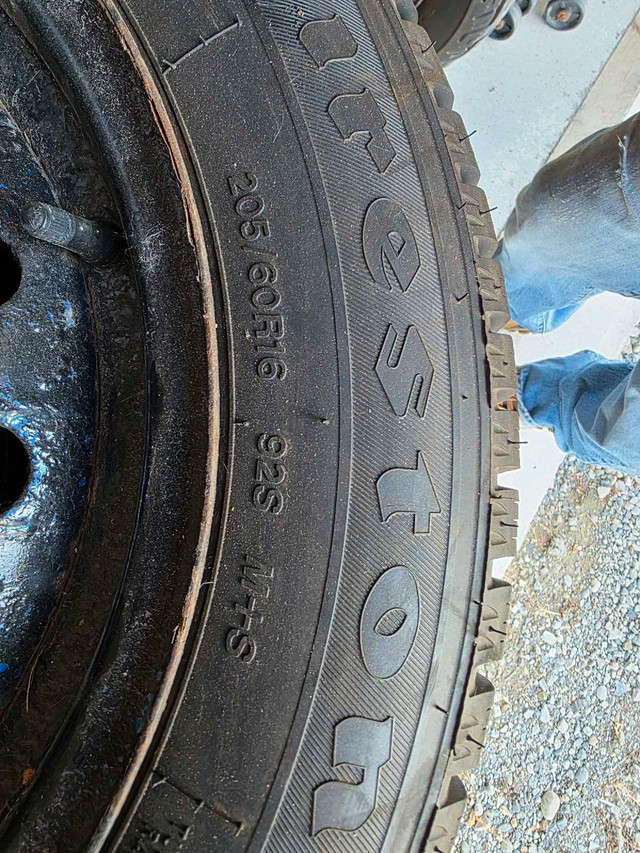 winter tires on steel rims in Tires & Rims in Brantford - Image 2