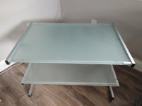 Glass Top Media Table / TV Stand