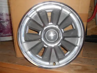 4 Hub Caps for 1966 Ford Mustang, $100 or offers, call Jim @ 780 418-1431, leave message if no answe...