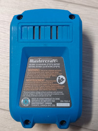 20V Mastercraft battery | 2.0 Ah 40 Wh | 054-7553-4