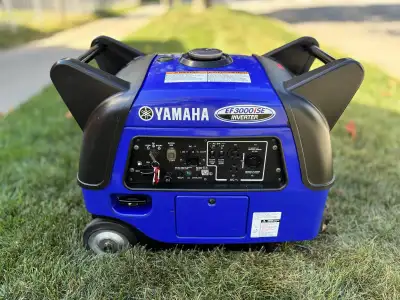 Yamaha EF3000 Inverter Generator. 15 amp - 23 amp Fused Receptacles. Key start. Clean power can run...