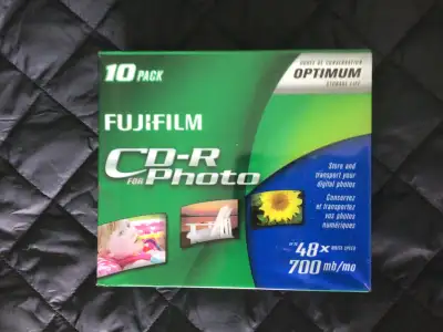 Fuji film CDR Photo 48x 700 mb 10 pack NEW, View more