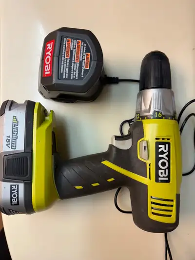 Ryobi 18V drill P271 $30, View more