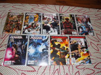 ULTIMATE POWER #1 - 9, MARVEL COMICS, COMPLETE SET, FIRST PRINT