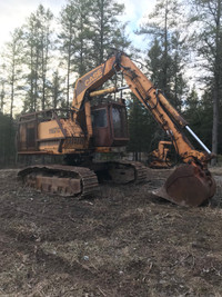 Case 1187 C  buncher/ excavator 