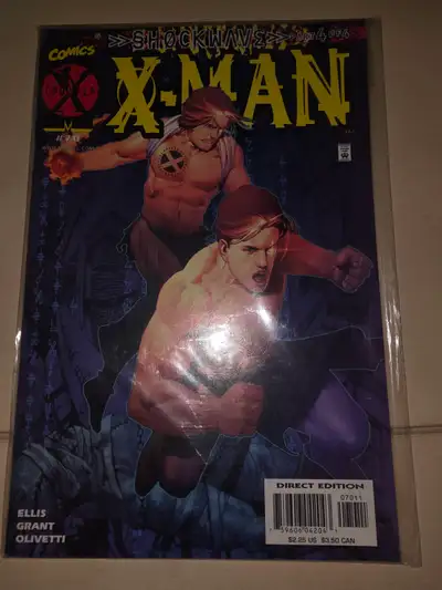 X Men Shock Wave Part 4 Of 4 #78 Marvle Comics Magazine Novel, View more