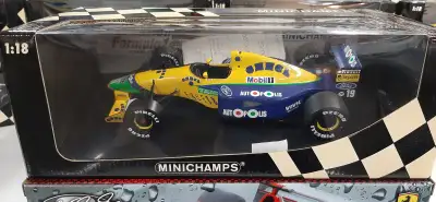 Diecast Benetton Ford B191 M. Schumacher Minichamps 1/18, View more