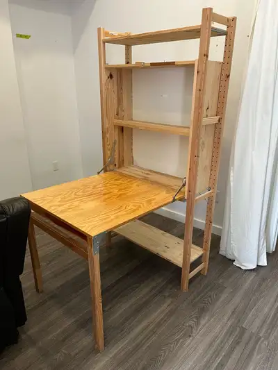 Folding crafter’s table/desk/sewing table, View more