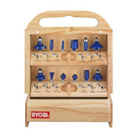 RYOBI 12pc Wood Crafters Router Bit Set - $85