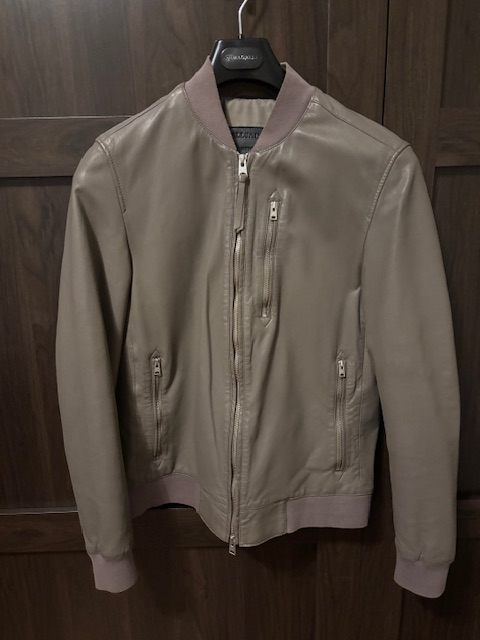 AllSaints Men's Leather Bomber Jacket (Medium) in Men's in Kitchener / Waterloo - Image 2