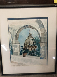 Original Watercolour Painting of San Miguel, Mexico