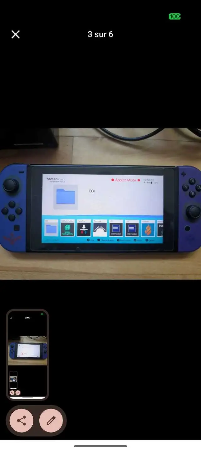 Nintendo switch v2 hekkate 256 gb 50 JEUX in Nintendo Switch in Longueuil / South Shore - Image 4