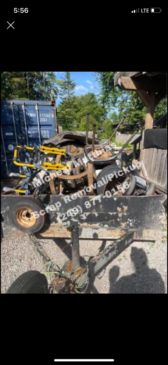Free scrap metal pick up  in Towing & Scrap Removal in Barrie - Image 2
