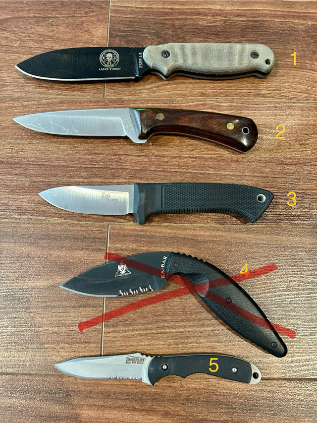 Fixed blade knives in Fishing, Camping & Outdoors in Cole Harbour