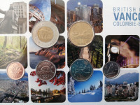 2011 CANADIAN COINS  -  VANCOUVER, BRITISH COLUMBIA - COIN COLLE