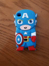 Ipod 4gen Captain America Shockproof Silicone Case