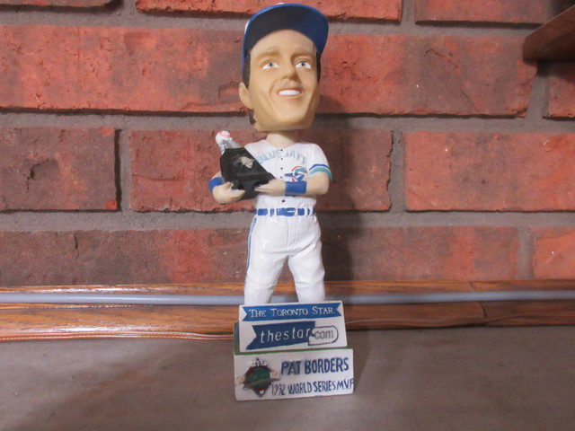 Toronto Blue Jays Pat Borders 1992 World Series MVP Bobblehead in Arts & Collectibles in St. Catharines