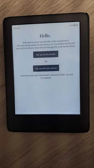 Amazon Kindle e-ink reader 6gb ...