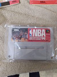 Vintage 1980s Famicom game NBA 94 . 