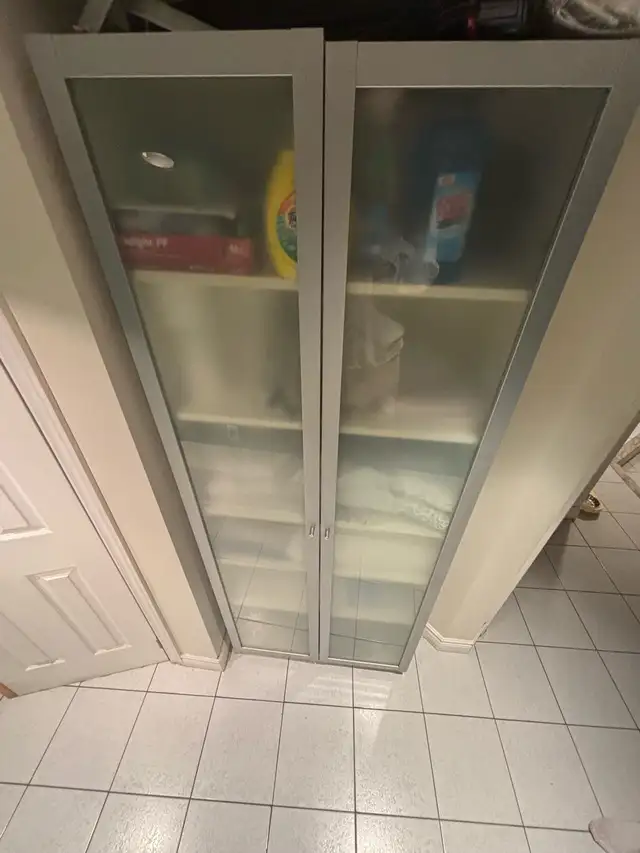 IKEA Glass Door Cabinet in Hutches & Display Cabinets in City of Toronto - Image 3