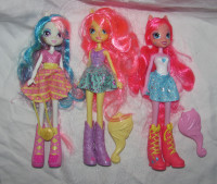 MLP Equestria Girl Dolls $10 Each - Rainbow Dash, Pinkie Pie