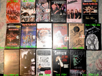 FS Metal Punk Goth VHS Iron Maiden Dokken Metallica Wasp Samhain