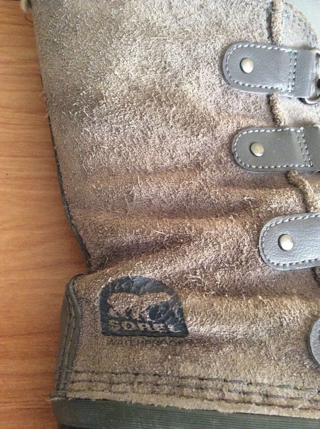 Womens Sorel Suede Lined Winter Boots Size 5 Waterproof  in Women's - Shoes in Fredericton - Image 3
