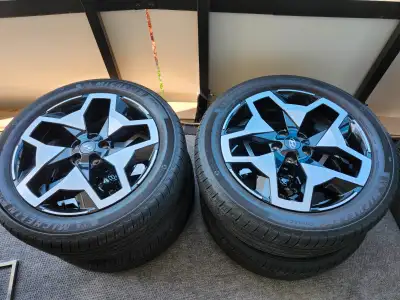 I have 4 factory Hyundai 20 inch rims and tires for sale. These are off my 2024 Santa Cruz. They hav...