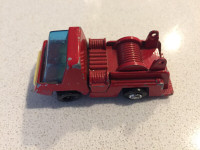 Vintage Old Playart Diecast Red Fire Truck