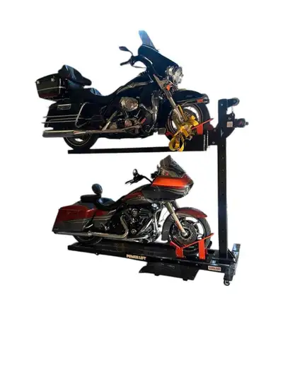 PowerLift Motorcycle Hoist -Can be outfitted for ATV's / Snowmobiles / Motorcycles -Mennonite built...
