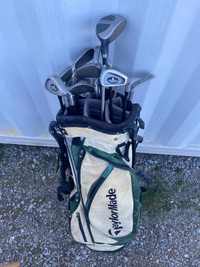 Taylormade Golf Bag and Clubs