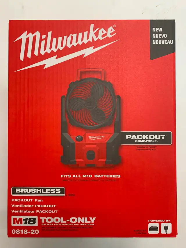 MILWAUKEE M18 PACKOUT FAN in Power Tools in City of Toronto - Image 2