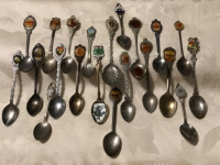 Souvenir spoons Ontario lot