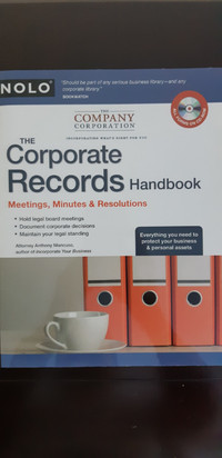 NOLO The Corporate Records Handbook