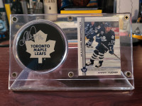 Hockey puck and Hockey card