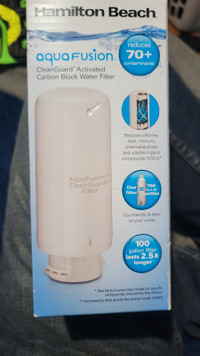 Aqua fusion clean guard carbon block water filter 