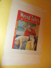 Weird Tales Cover Art Proof for March 1932 Issue C C Senf artist