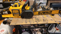 DeWalt Cordless 16" chainsaw w. Battery 60v