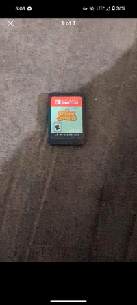 Animal Crossing Nintendo Switch Game