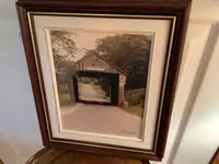 Vtg Hartley Steeves Covered Bridge New Brunswick by Bill Rumming