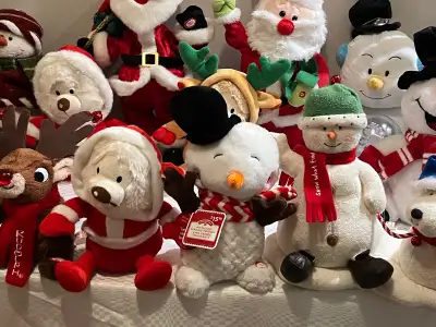 Christmas Decoration dancing Santa’s & more, View more
